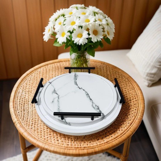 Wooden Tray Set 2 Pcs